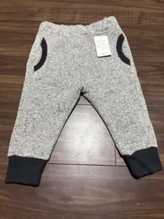新品未使用/グレー 裏起毛パンツ ズボン　80サイズ