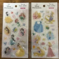 Disney プリンセス エポキシシール 2シートセット