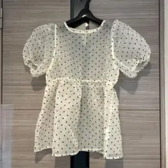 ドット柄 シャツ