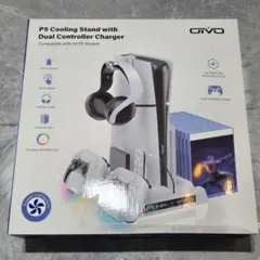 AA665【PS5冷却と充電】PS5Pro/PS5 Slim/PS 新型スタンド