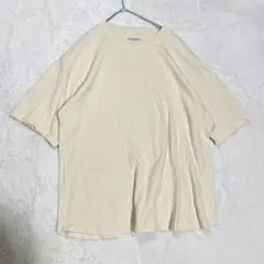 BACK NUMBER 半袖Tシャツ アイボリー XL ビッグサイズ 無地