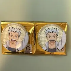 ハイキュー！！スイパラコラボ 缶バッチ 木兎光太郎　2個セット