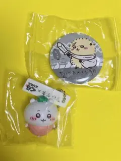 ★未開封★ ちいかわ×くら寿司 ちいかわねぎまぐろ ラッコ缶バッジ 2点セット
