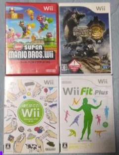 Wii ゲームソフト 4本セット