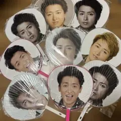 嵐 大野智　公式ジャンボうちわ 9枚セット まとめ売り 美品　送料込
