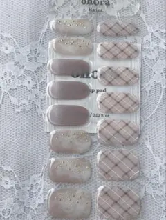ohora N Milk Tea Plaid 15枚ベージュ　チェック　上品