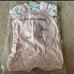 出産準備　新品　ロンパース　ディズニー ミニー 60,70 ベビー　女の子