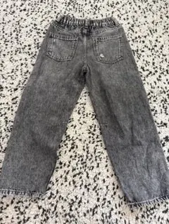 ZARA キッズ デニムパンツ グレー 128cm