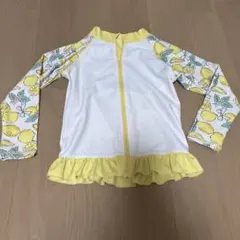 レモン柄ラッシュガード サイズ110