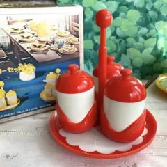 昭和レトロニッスイ工業シュガーポット砂糖入塩調味料楊枝ヴィンテージ 