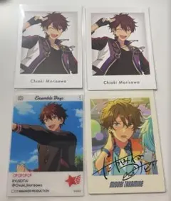 あんさんぶるスターズ　あんスタ　高峯翠　守沢千秋　ぱしゃっつ　4枚