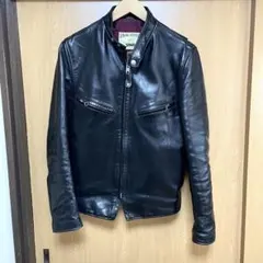 Schott ホースハイド シングルライダースジャケット 34