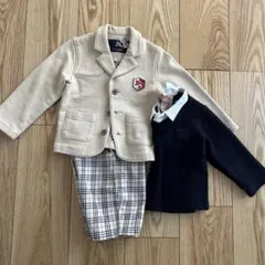バーバリー　入園式　セレモニー　セット　90