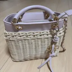 RANDA かごバッグ ピンクのサムネイル