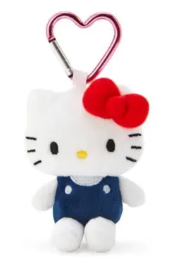 【Hello Kitty】未使用タグ付き ミニマスコット ハートカラビナ