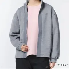 ニューバランス THE CITY ウーブンコンビジャケット ライトグレー XLのサムネイル