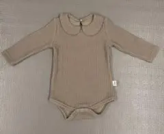 淡色コットン丸襟ロンパース（80cm）