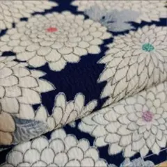 さんび誂製】洗える 夏着物 東レシルック 絽 小紋 化繊 身丈162裄65