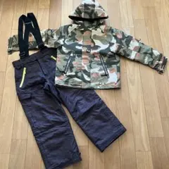 子ども用迷彩スキーウェアセット