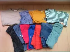 【まとめ売り11点】子供服　パンツ　ズボン　カットソー　Tシャツ　トレイナー