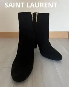 ✨️美品✨️ イヴサンローラン ミンクファー ショートブーツ ゴールド金具 黒 2025年最新】Saint Laurent レディース ブーツの人気アイテム - メルカリ