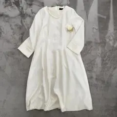 グリーンレーベル オケージョン 一枚でOK Aラインワンピース Mサイズ