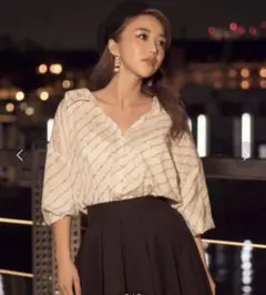eimy istoire レタリングシャツ　黒のサムネイル