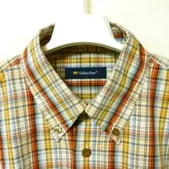 Golden Bear メンズ チェック柄シャツ