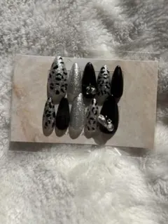 【現品】即日発送TANT AUGUST レオパード柄ネイルチップ 10個セット