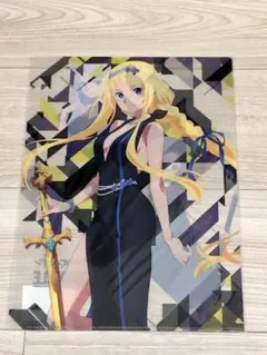 SAO ソードアート　エクスクロニクル　クリアファイル　アスナ 新品未使用 ソードアート・オンライン エクスクロニクル クリア