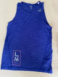 【希少品】Reebok Les Mills タンク トップ ブルー XOのサムネイル