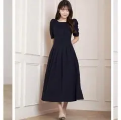 Marylebone Short-Sleeve Dress - navy