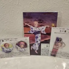 きゃらっとくじ 五等分の花嫁 B賞 アクリルアートパネル 一花 缶バッジセット