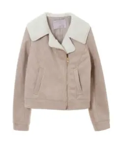 38号サイズ＊トランテアンソンドゥモード＊スエードライダースボアジャケット