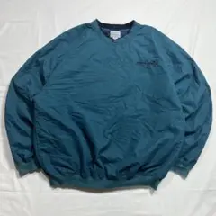 Club Colors 90sヴィンテージナイロンプルオーバーピステ刺繍ロゴ古着