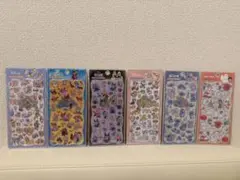 値下げOK！ディズニー　プチドロップステッカー　6種セット売り