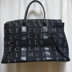 CECIL McBEEロゴ入りブラックキャンバスバック 平成 ギャル