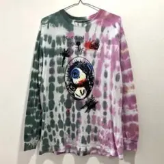 BRIXTON ブリクストン 長袖tシャツ ロンt タイダイ柄 アート プリントのサムネイル