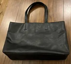 LHPトートバッグ　ブラック　レザー