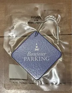 parking ginza x retaW Bonjour car tag