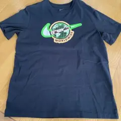 美品　NIKE ナイキ　Tシャツ　ロゴ　ビックロゴ　ビックロゴ　黒　レディースL