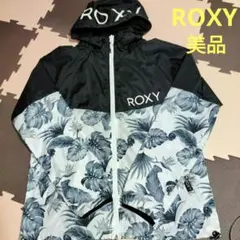 ロキシー パーカー ナイロンパーカー フリーサイズ M L レディース 黒