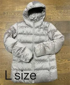 断捨離値下げ⭐︎UNIQLOフード付きダウンジャケット Lサイズ