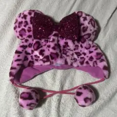 ディズニー ミニー ファンキャップ レオパード ヒョウ柄
