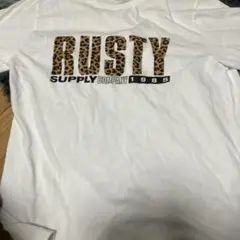 RUSTY レオパードプリント Tシャツ