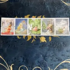 中国 切手「アンデルセン童話 2005年発行」5枚セット【未使用】