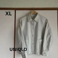 【UNIQLO】ライトベージュ コットンジャケット　XL