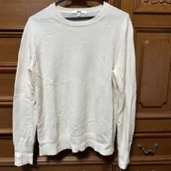 カシミヤ　クルーネックセーター　レディースXL