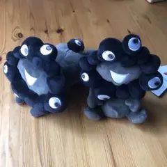 万博　黒ミャクミャク　ぬいぐるみ　S 2種セット