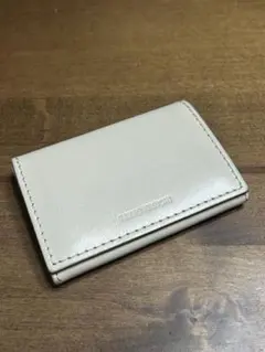 ※TAKEO KIKUCHI 二つ折り名刺入れ ホワイト